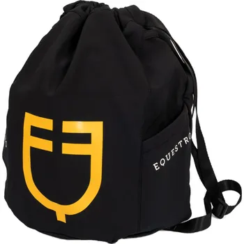 Sportovní taška Taška na helmu Equestro s postranními kapsami, černá