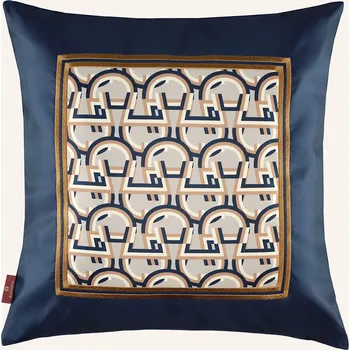 Povlak na dekorativní polštářek Aigner Ozdobný Povlak Na Polštář A-Nena, tmavě modrá / hnědá...