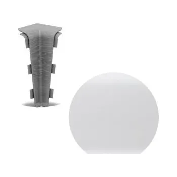 Salag AC AP28/1 vnitřní růžek k soklové liště SG75, PVC Bílá, 1 ks