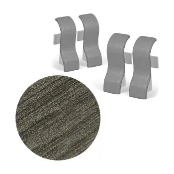 soklová lišta AC AP35 spojka k liště 08, Dub Grand hnědý, 4 ks