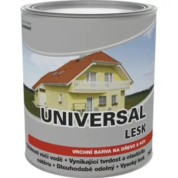 univerzální barva Dulux Universal Lesk 8440 červenohnědá 0,75l (vrchní barva vhodná na dřevo, kov i jiné materiály k univerzálním nátěrům)