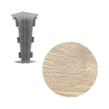 soklová lišta AC AP28/1 vnitřní růžek k soklové liště SG75, PVC Dub machiato, 1 ks