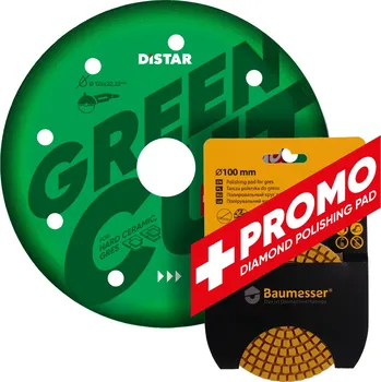 Řezný kotouč Diamantový kotouč DISTAR GREEN CUT 125x1,2/1,0x8x22,23 + PAD Z120