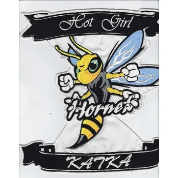 Nášivka Katka Hot girl se sršněm/ Honda Hornet
