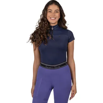 Dámské tričko QHP Triko sportovní Nyomi QHP, dámské, navy 42