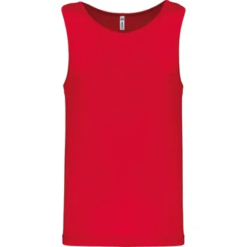 pracovní tričko Kariban Tílko PA441, sportovní, bez rukávu, pánské COT20P44100413-red 3XL Červená