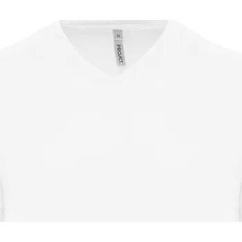 pracovní tričko Kariban Tričko PA476 s výstřihem do V, sportovní, krátký rukáv, pánské COT20P47600104-white XL Bílá