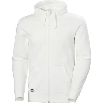 pracovní mikina Helly Hansen Mikina Classic 79328 s kapucí na zip, pánská COT59932800103-white L Bílá