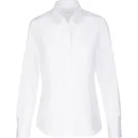 Seidensticker Košile Blouse Regular LSL, popelínová, dlouhý rukáv, dámská COT780604001xq-white Bílá 48
