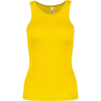 pracovní tričko Kariban Tílko PA442, sportovní, bez rukávu, dámské COT20P442a2701-true yellow S Žlutá