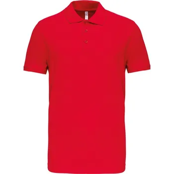 Kariban Polokošile Kariban K239, elastická, krátký rukáv, pánská COT20K23900413-red 3XL Červená