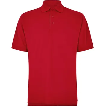 Pánské tričko Kustom Kit Polokošile Superwash KK 403, krátký rukáv, pánská COT43040322903-cardinal re L Cardinal