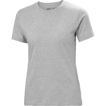 pracovní tričko Helly Hansen Tričko Manchester Classic 79163, krátký rukáv, dámské COT59916307705-grey melang 2XL Melír šedá