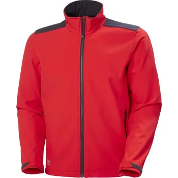 pracovní bunda Helly Hansen Bunda Manchester 74085, 3-vrstvá, softshellová, pánská COT594085ail03-alert red/e L Červená alert/ebenová