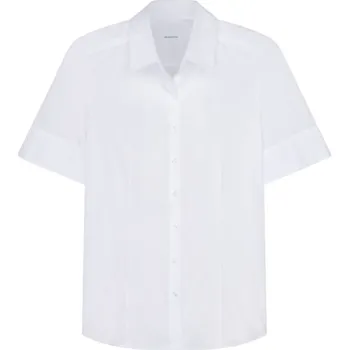 Pánská košile Seidensticker Košile Blouse Regular SSL, krátký rukáv, dámská COT780605001xe-white Bílá 36