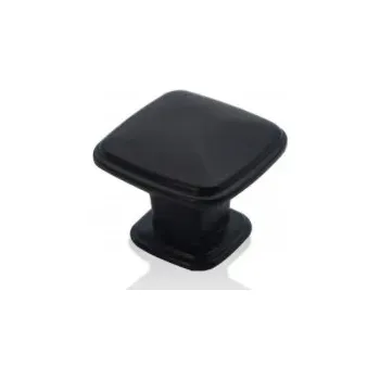 Nábytkové kování Nábytková úchytka knopka nábytková ocelová černá KNOFLÍK NA NÁBYTEK SKŘÍNĚ ZÁSUVKY