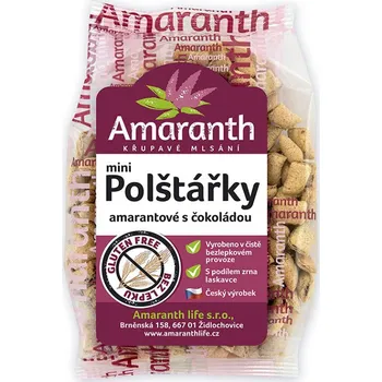 AMARANTH Polštářky amarantové s čokoládou mini 100 g