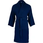 The One Towelling Župan Waffle Bathrobe COT48104400334-navy Navy L-XL