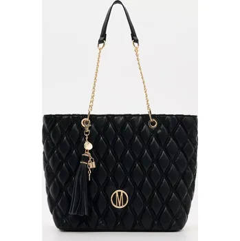 Kabelka Černá prošívaná kabelka (Dámská kabelka v černé barvě)
