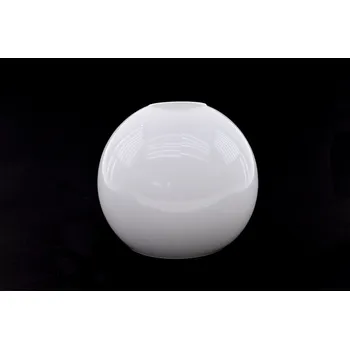 Stínidlo Kulaté skleněné stínidlo - Hladké, bílé z opálového skla