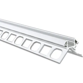 LED páska Hliníkový profil DS pro obklady a dlažbu, 39x27mm, včetně černého difuzoru, 2m