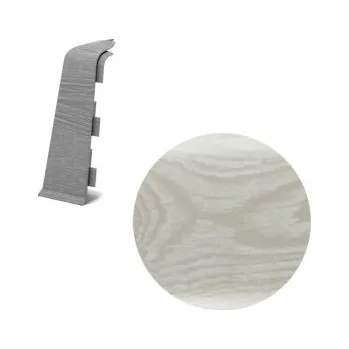 soklová lišta Salag AC AP28/1 vnější růžek k soklové liště SG75, PVC Dub Arctic, 1 ks