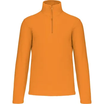 pracovní mikina Kariban Mikina Kariban K912 Enzo s 1/4 zipem, mikrofleecová COT20K91223505-orange 2XL Oranžová