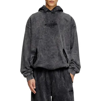 Pánská mikina MIKINA DIESEL S-BOXSTIC-HOOD SWEAT-SHIRT BLACK