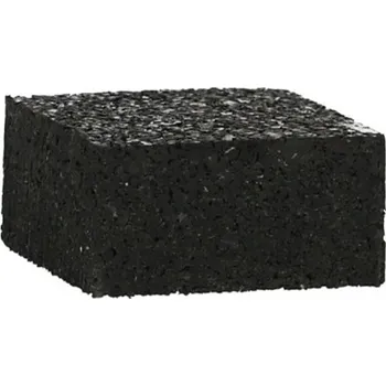 Venkovní dlažba Černý gumový blok pro zatravňovací dlažbu N50 - délka 6,6 cm, šířka 6,6 cm, výška 4,7 cm