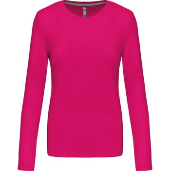 pracovní tričko Kariban Tričko K383, dlouhý rukáv, dámské COT20K38331004-fuchsia XL Fuchsia