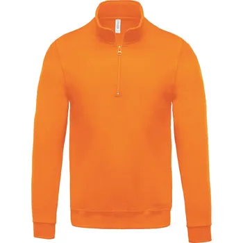 pracovní mikina Kariban Mikina Kariban K478 s 1/4 zipem COT20K47823514-orange Oranžová 4XL