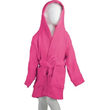 The One Towelling Župan Kids Bathrobe, dětský COT481013e12i5-magenta Purpurová 135-150