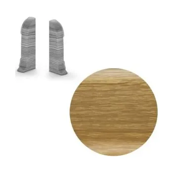 Podlahová lišta Salag AC AP28 koncovka L+P k liště NGF56, PVC dub Virginia, v: 56 mm, 1 pár