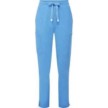 Pánské kalhoty Premier Kalhoty NN 600 do pasu, cargo, strečové, dámské COT39N600adt14-ceil blue 4XL Modrá ceil