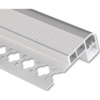 LED páska Nášlapný hliníkový profil BE 68x27mm včetně mléčného difuzoru 2m