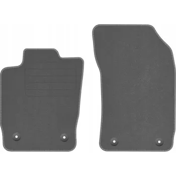 autokoberec AUDI A1 8X 2010 - 2018 velurové autokoberce ŠEDÉ PŘEDNÍ STD