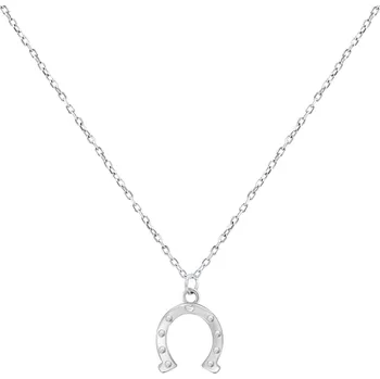 Náhrdelník Brilio Silver Stříbrný náhrdelník pro štěstí Podkova NCL66W (řetízek, přívěsek) + 2 měsíce na vrácení zboží