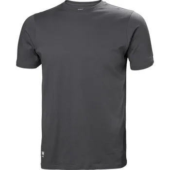 pracovní tričko Helly Hansen Tričko Manchester Classic 79161, krátký rukáv, pánské COT59916167002-dark grey M Šedá tmavá
