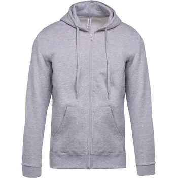 pracovní mikina Kariban Mikina Kariban K479 s kapucí na zip COT20K47939803-oxford grey L Šedá oxford