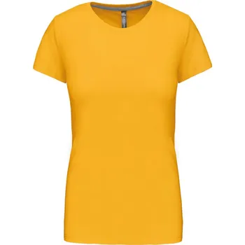 pracovní tričko Kariban Tričko K380, krátký rukáv, dámské COT20K38020005-yellow 2XL Žlutá