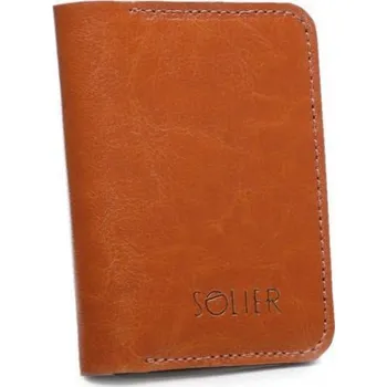 Peněženka Elegantní pánská peněženka značky SOLIER SW16 CAMEL Velikost: ONE SIZE