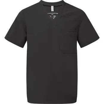 pracovní tričko Premier Tričko NN 200, elastické, kazak s výstřihem do V, krátký rukáv, pánské COT39N20000203-black L Černá