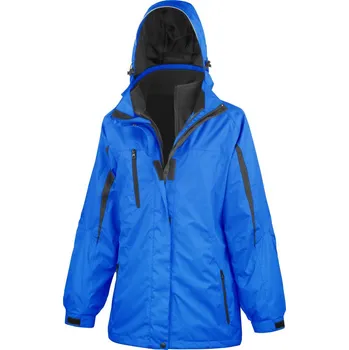 pracovní bunda Result Bunda R 400F 3v1, dámská COT30400F88305-royal/black 2XL Modrá/černá