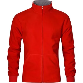 pracovní bunda Promodoro Bunda Promodoro 7971, dvojitá, fleecová, pánská COT40797154204-red/light g XL Červená/šedá světlá