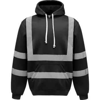 Pracovní oblečení Yoko Mikina HVK05 Hi-Vis s kapucí, výstražná COT79VK0500202-black M Černá