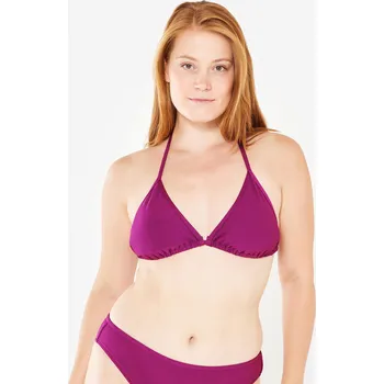 Dámské plavky OLAIAN Dámské plavky horní díl s posuvnými trojúhelníky Mae 38 FIALOVÁ