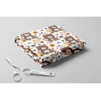 Softshell zimní, Barevní medvídci Barva: Karamel