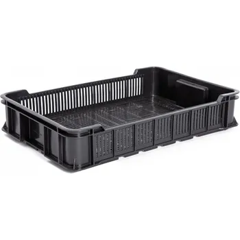 Přepravka na jídlo PK Group Plastová přepravka na ovoce a zeleninu OZN 60 x 40 x 11,6 cm černá