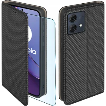 Pouzdro na mobilní telefon Flipové pouzdro KrainaGSM pro Motorola Moto G84 černé