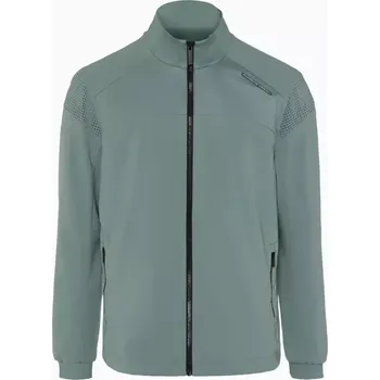 Pánská softshellová bunda PORSCHE DESIGN Woven tech jacket Bunda tkaná sportovní funkční mořská zelená (Funkční bunda z vysoce kvalitního tkaného polyesteru.)